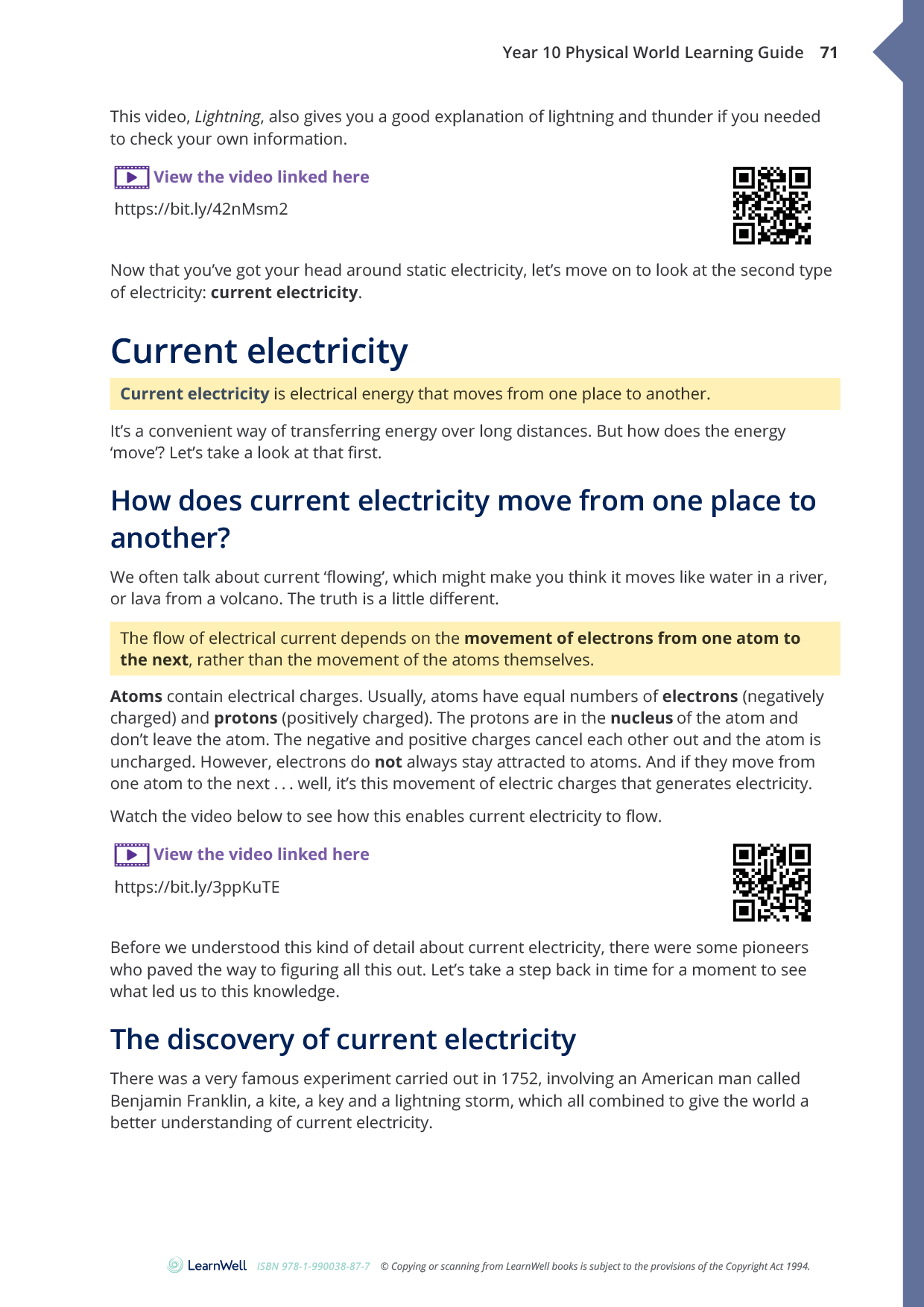 Year 10 Physical World Learning Guide