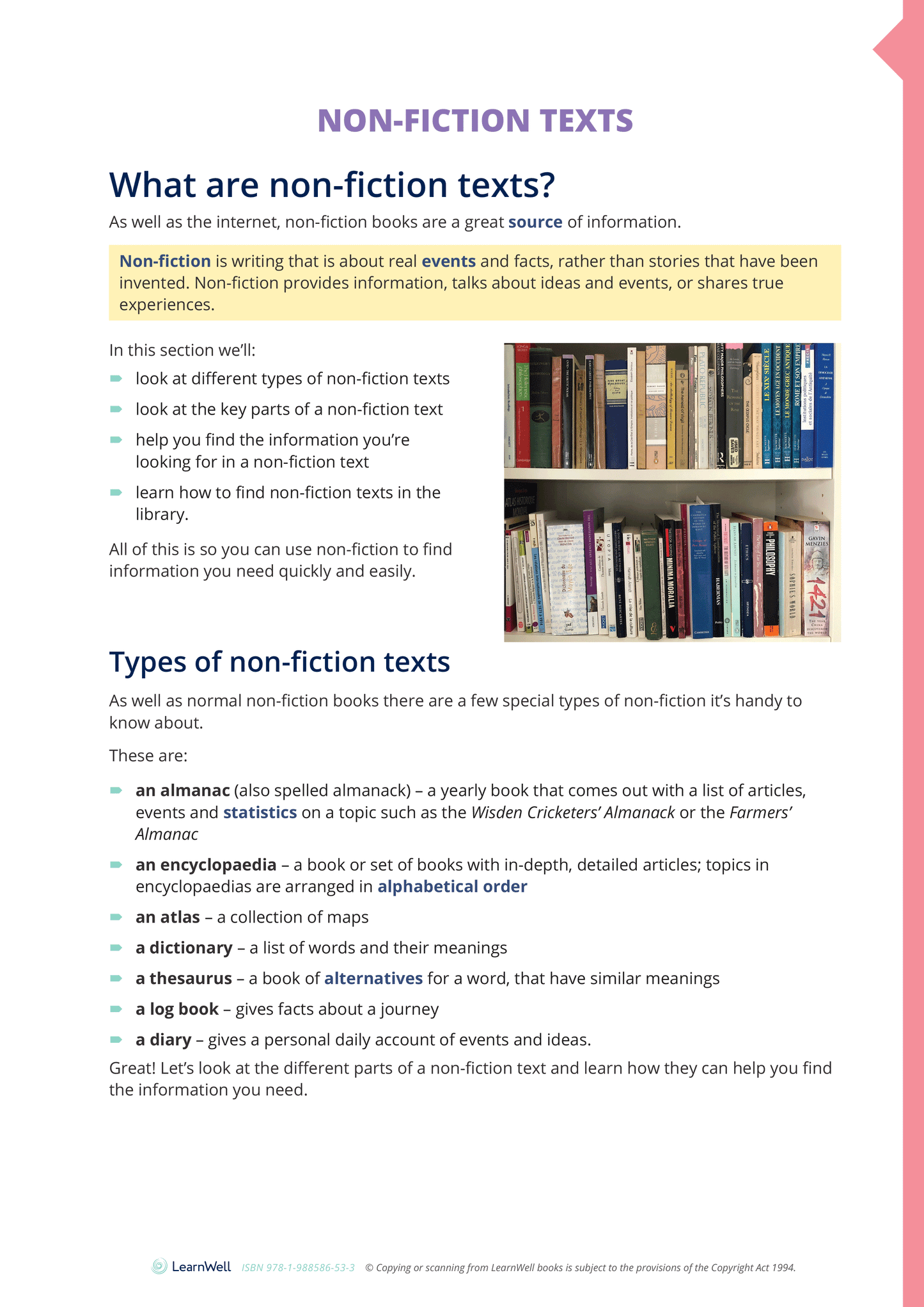 Year 10 Reading for Information Learning Guide