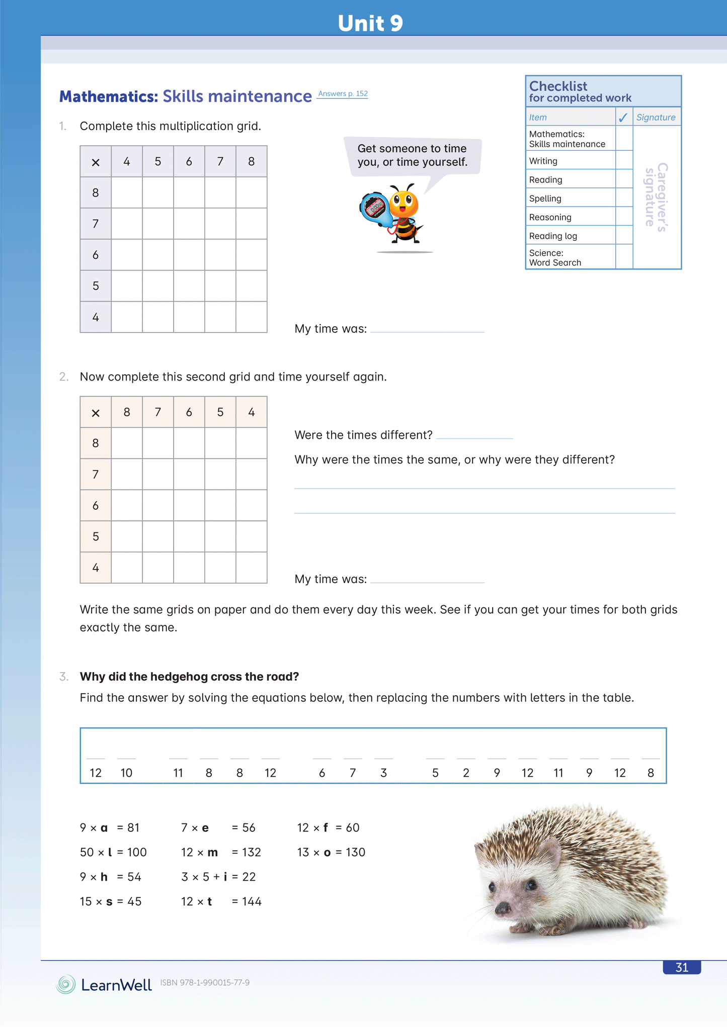 Year 7 Homework Start Right Workbook