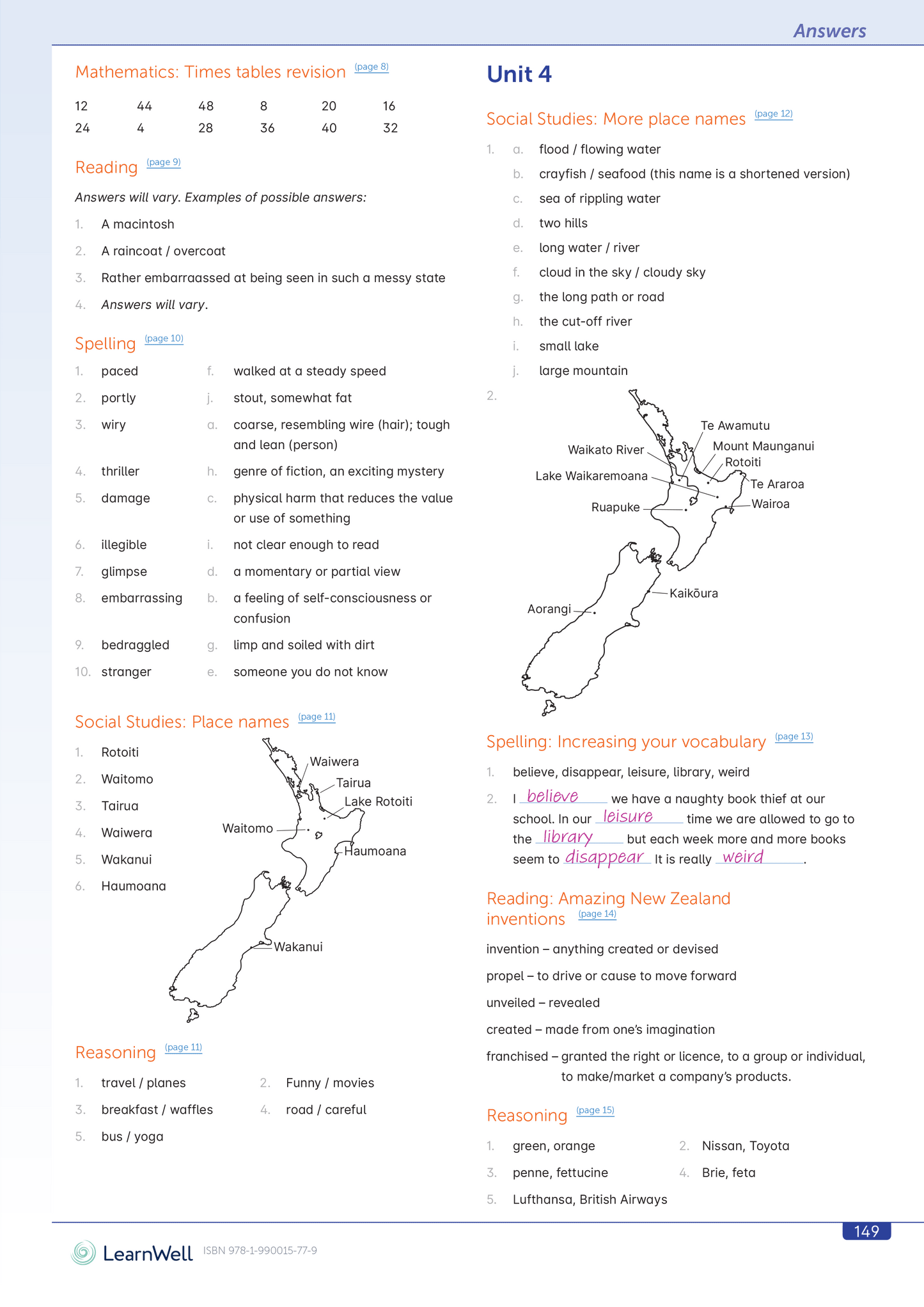 Year 7 Homework Start Right Workbook