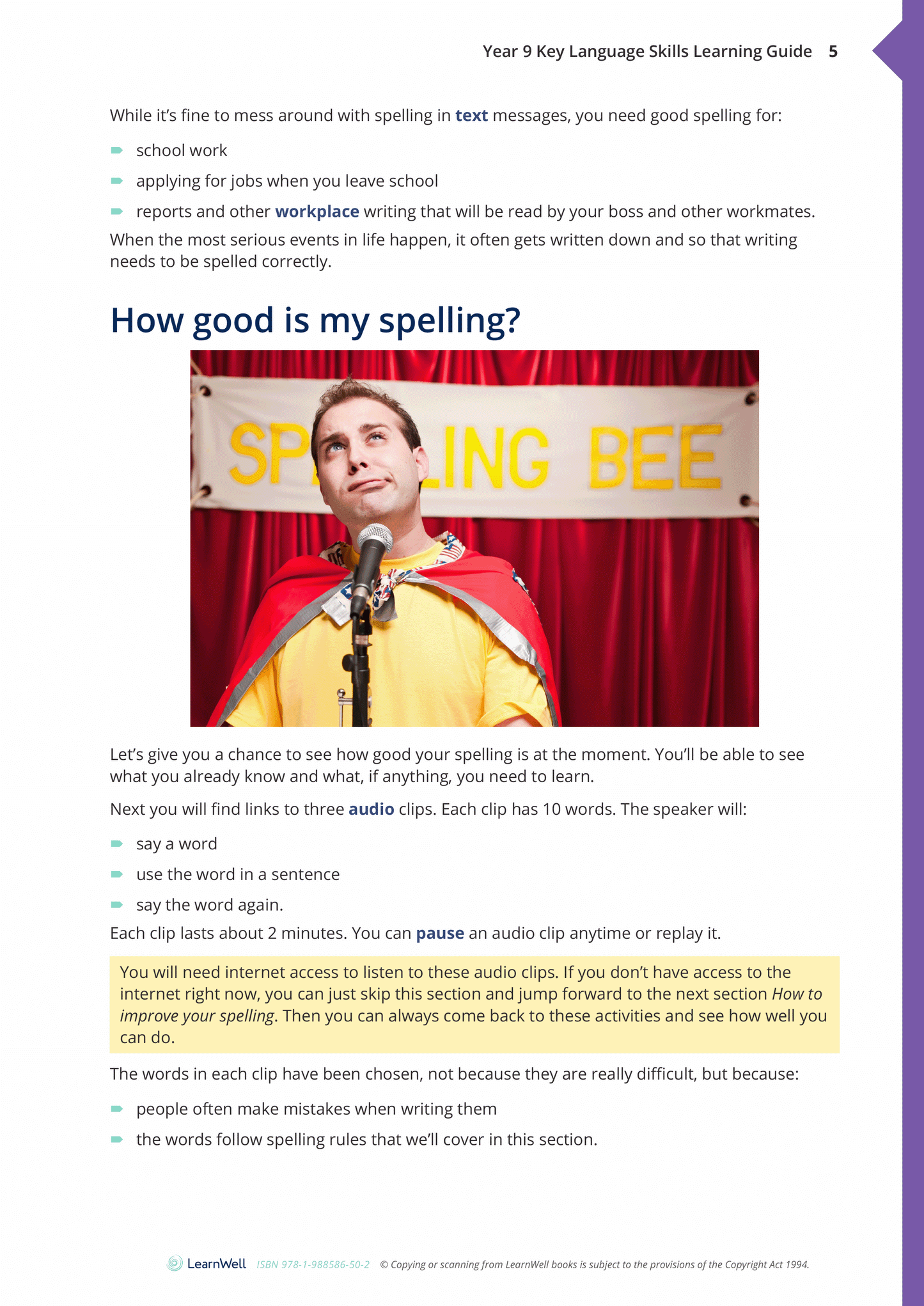 Year 9 Key Language Skills Learning Guide