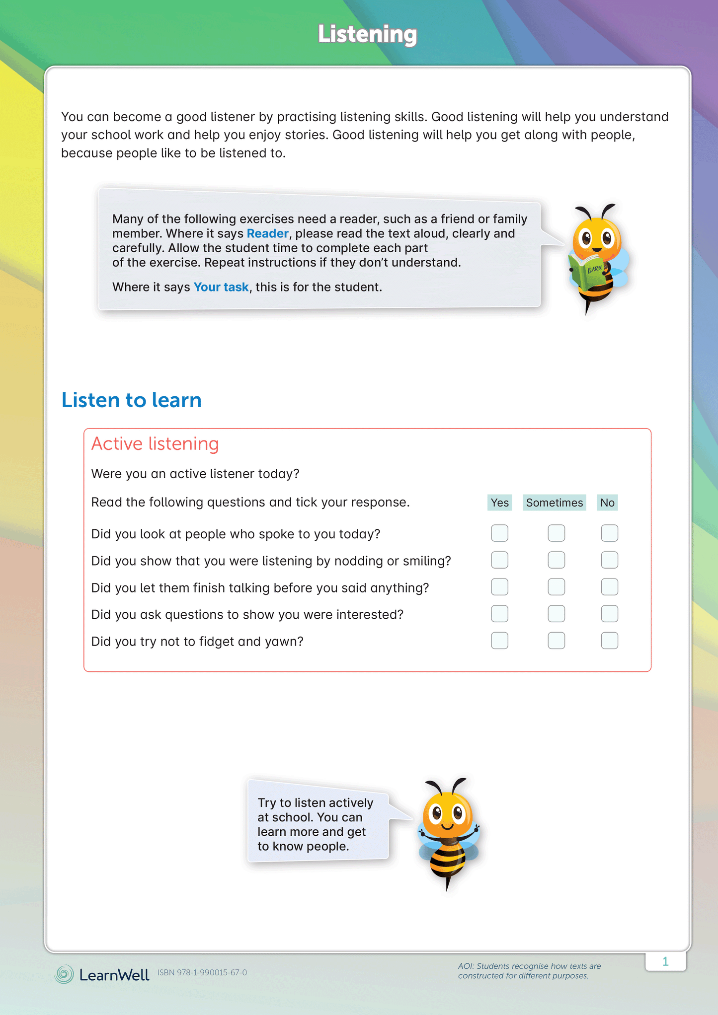 Year 5 English Start Right Workbook