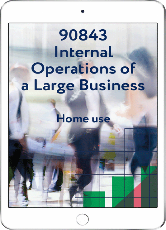 90843 Internal Operations of a Large Business - Home Use