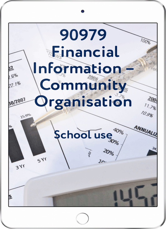90979 Financial Information - Community Org - School Use
