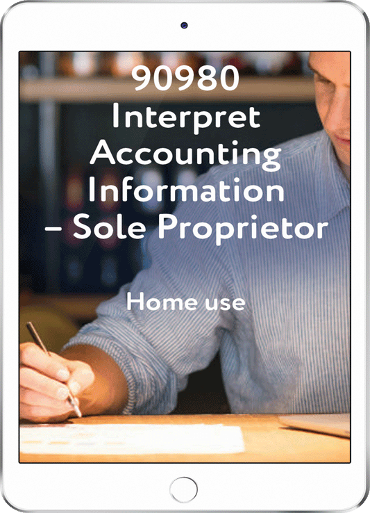 90980 Interpret Acct Info - Sole Proprietor - Home Use