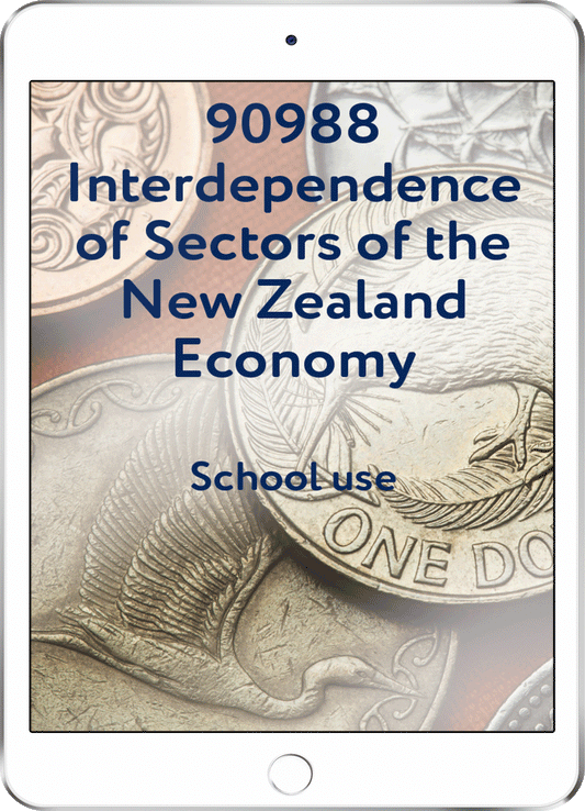 90988 Interdependence of Sectors of the New Zealand Economy - School Use