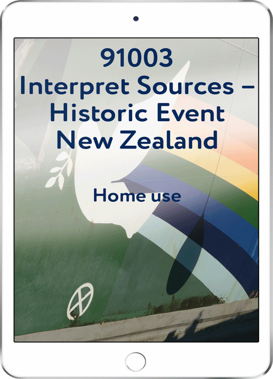 91003 Interpret Sources - Historic Event NZ - Home Use