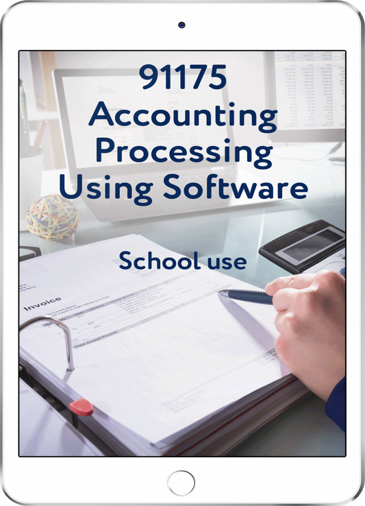 91175 Accounting Processing Using Software - School Use