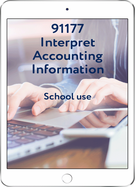91177 Interpret Accounting Information - School Use