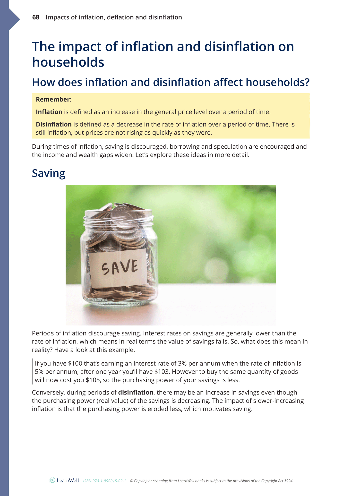 91222 Analysing Inflation Learning Guide