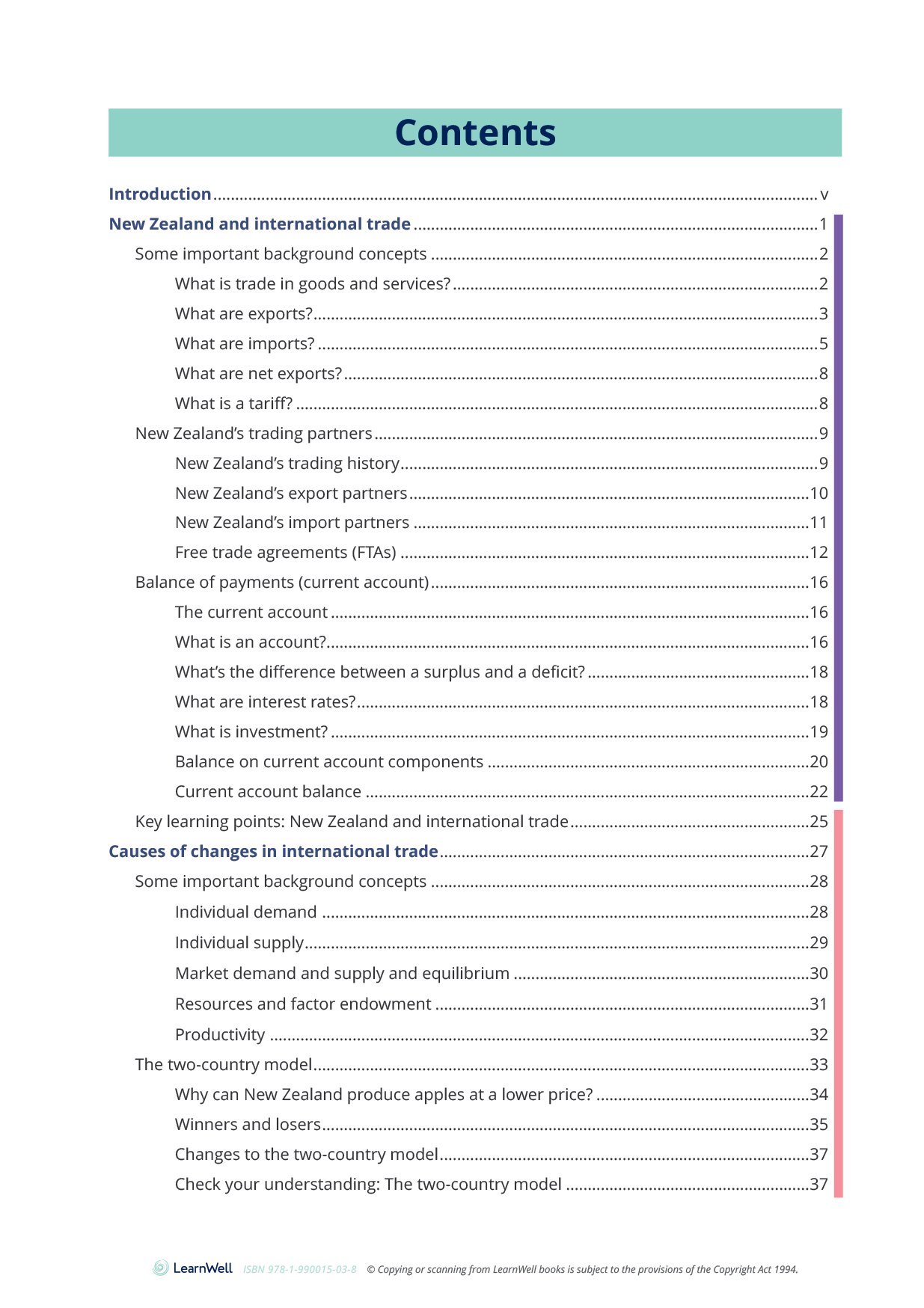 91223 Analysing International Trade Learning Guide