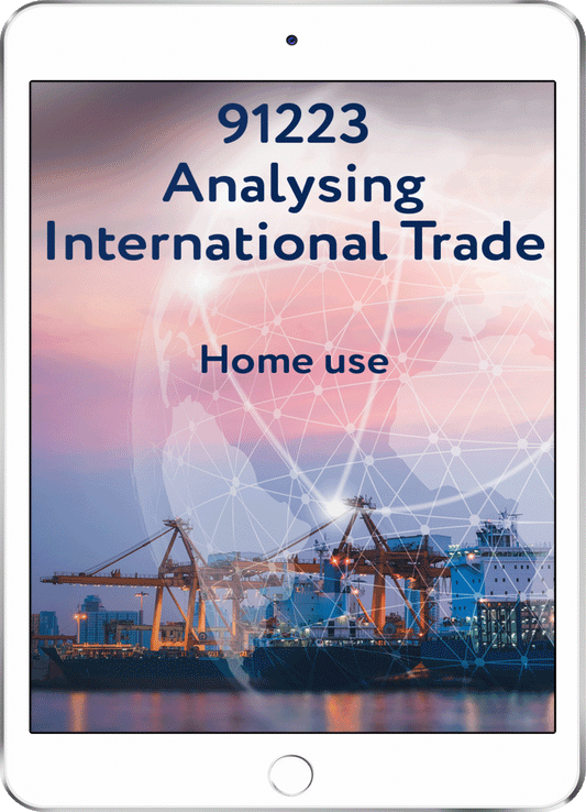 91223 Analysing International Trade - Home Use