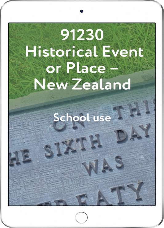 91230 Historical Event or Place - NZ - School Use