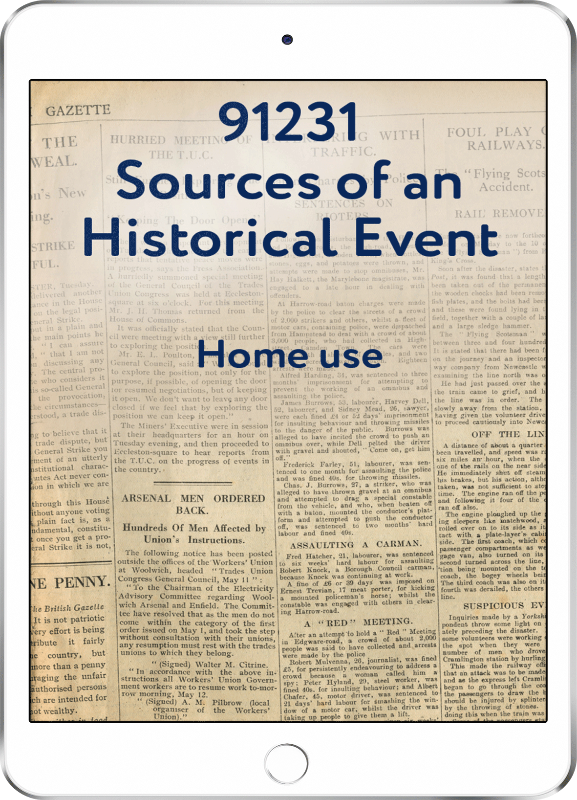 91231 Sources of an Historical Event - Home Use