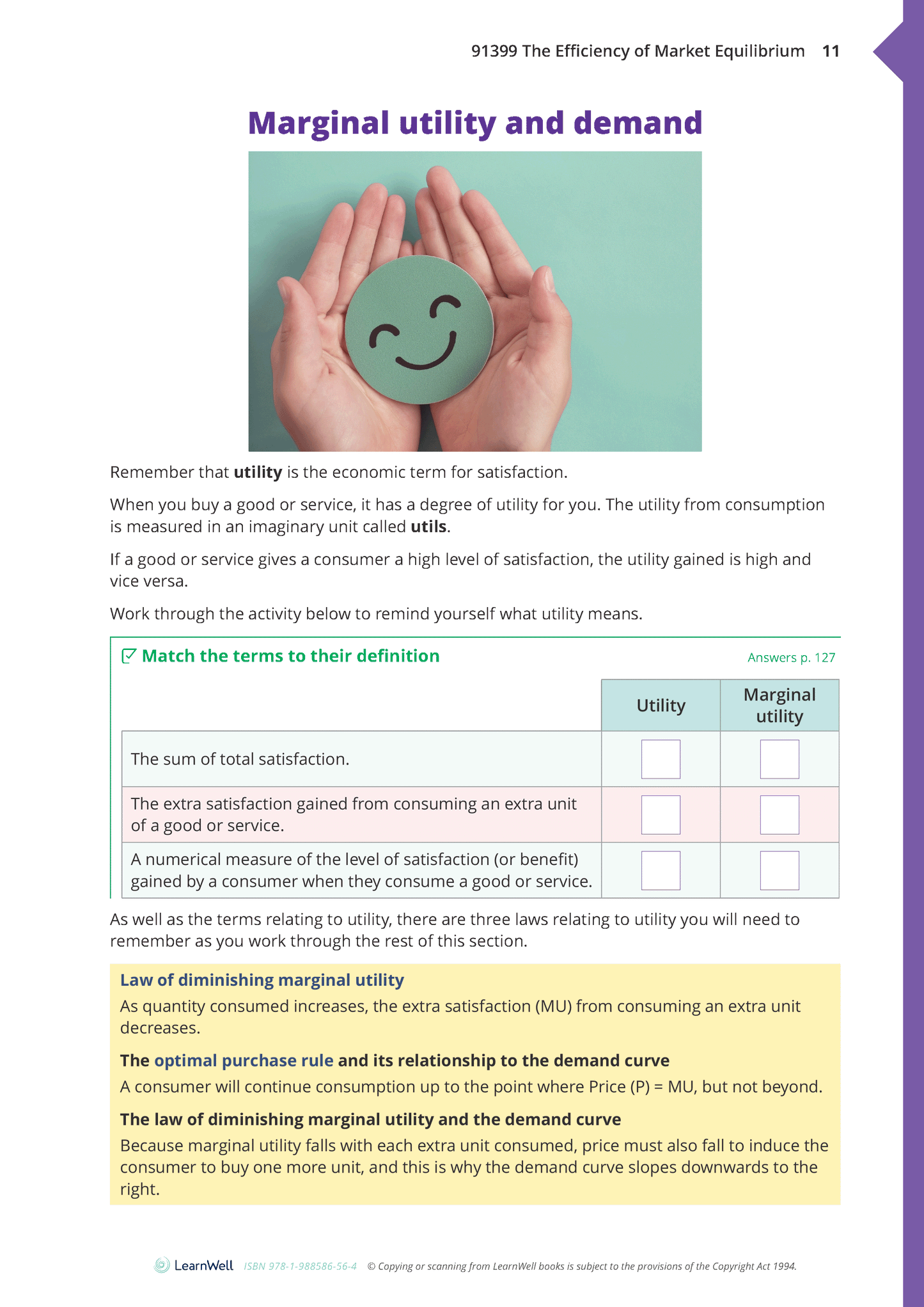91399 The Efficiency of Market Equilibrium Learning Guide