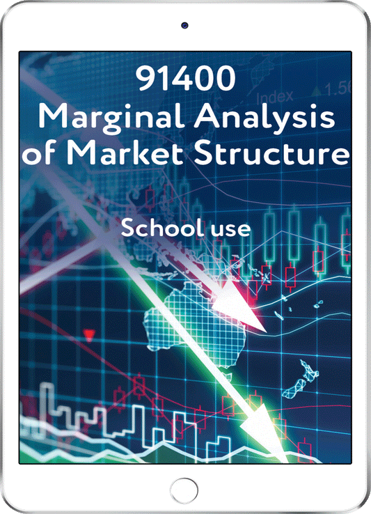 91400 Marginal Analysis of Market Structure - School Use