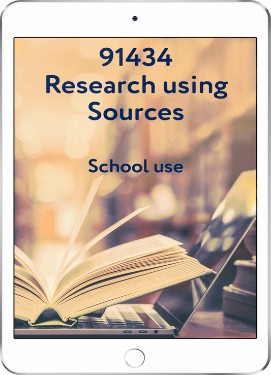 91434 Research using Sources - School Use