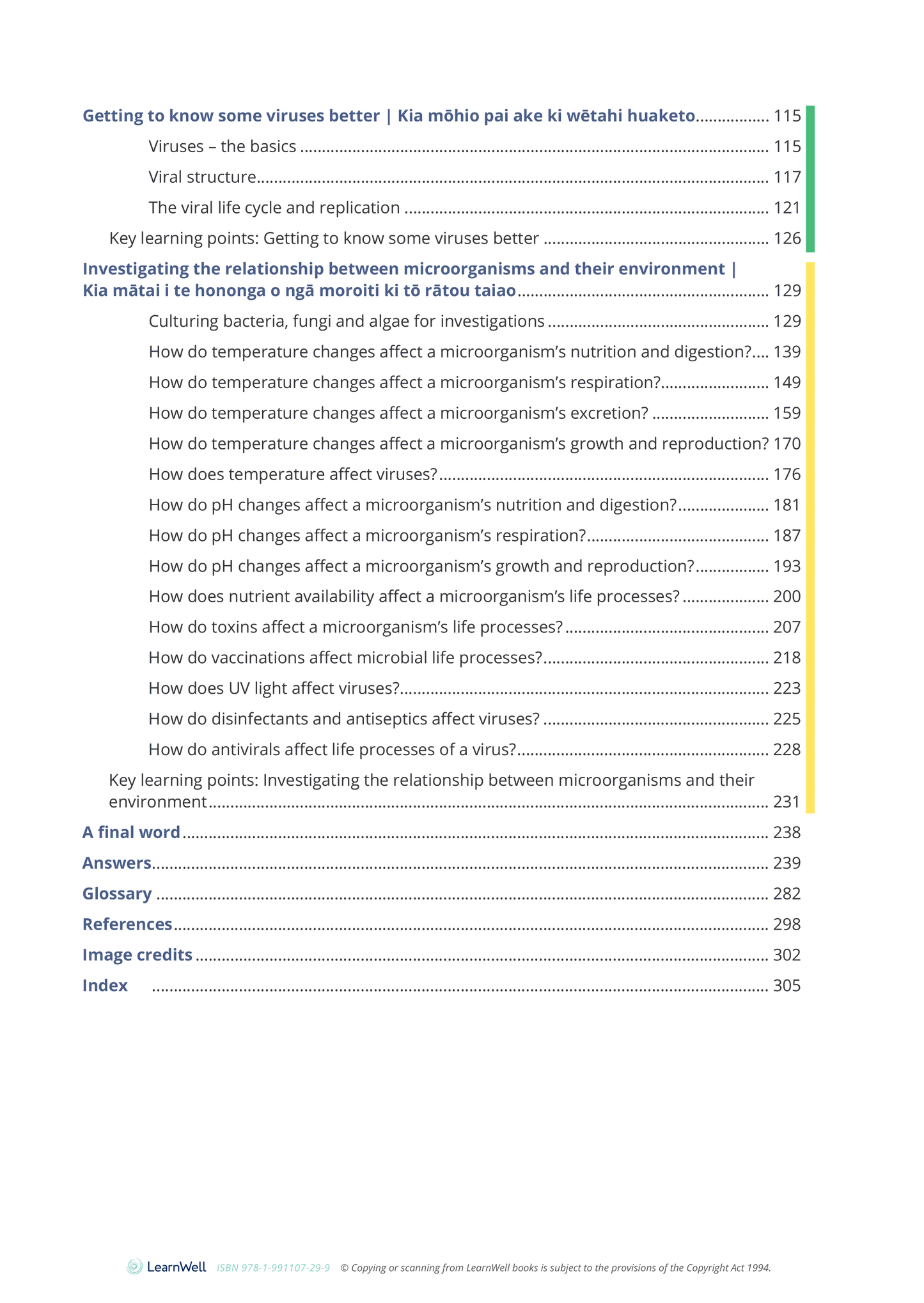 92020 Relationship between a Microorganism and the Environment Learning Guide