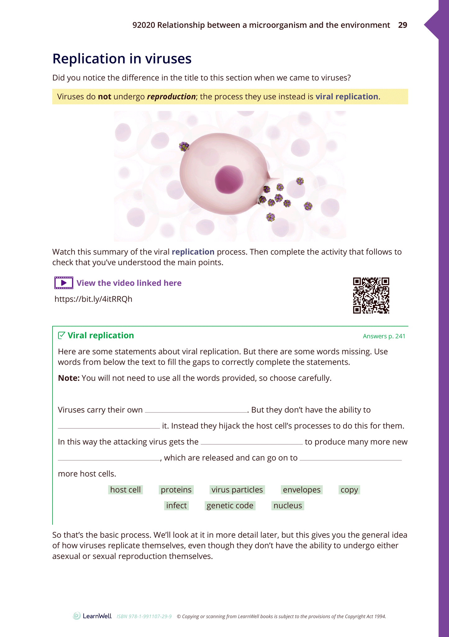 92020 Relationship between a Microorganism and the Environment Learning Guide