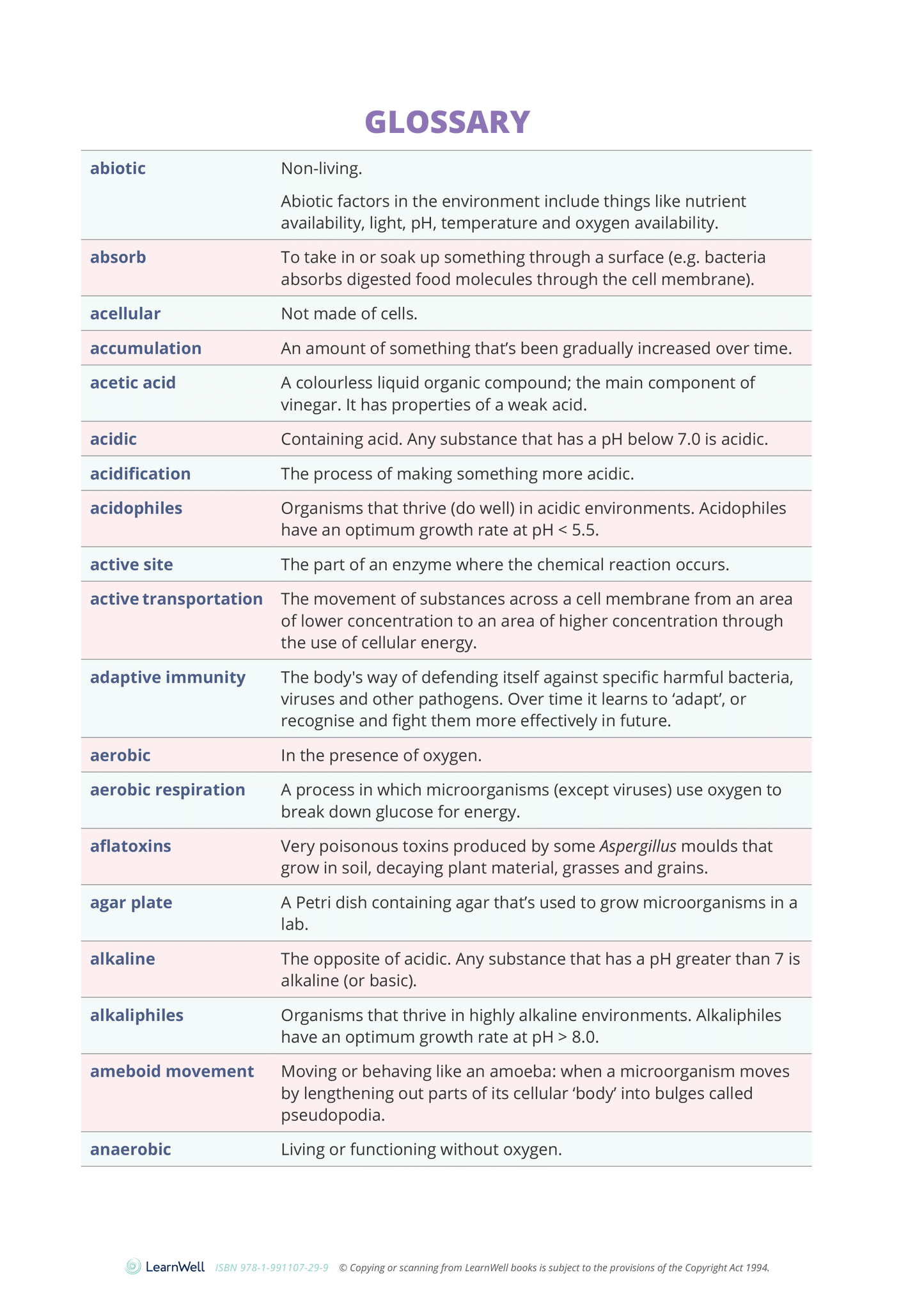 92020 Relationship between a Microorganism and the Environment Learning Guide