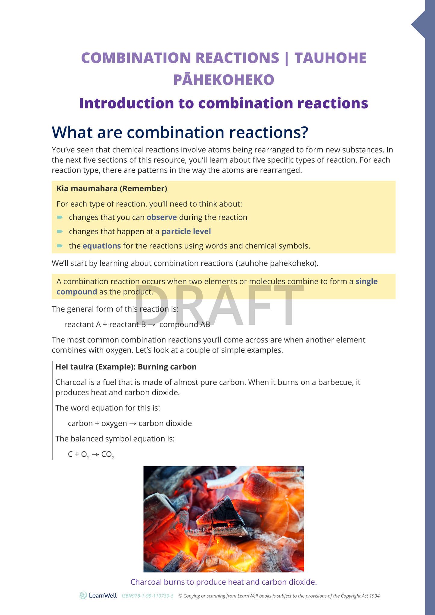 92021 Chemical Reactions in Context Learning Guide