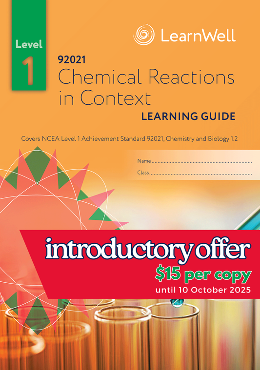 92021 Chemical Reactions in Context Learning Guide