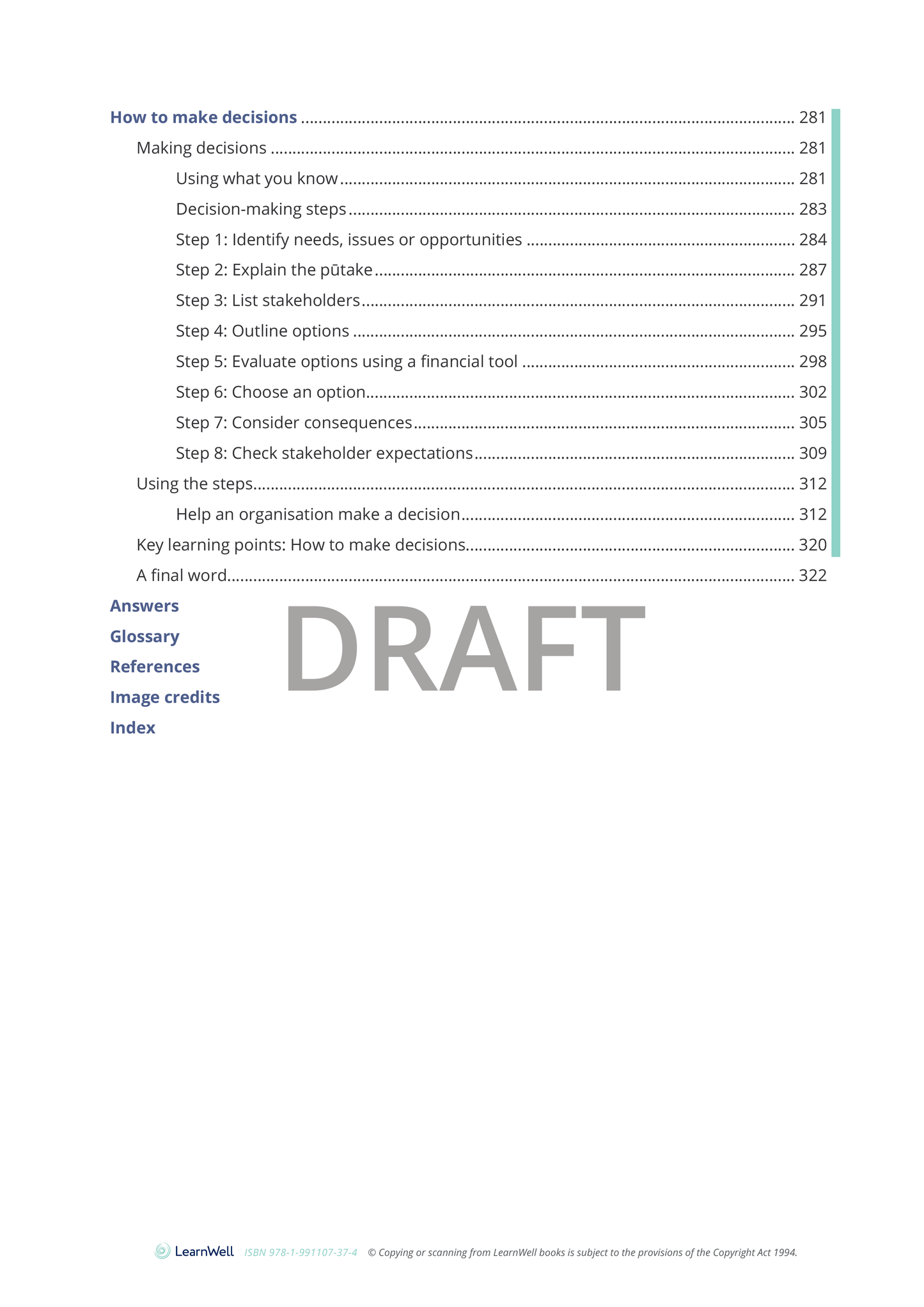 92028 Organisation’s Financial Decision-Making Learning Guide