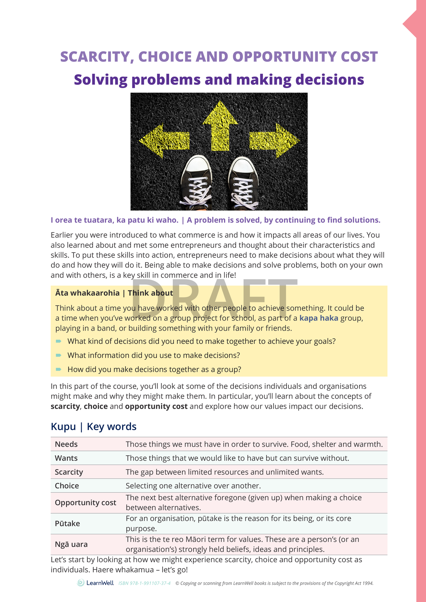 92028 Organisation’s Financial Decision-Making Learning Guide