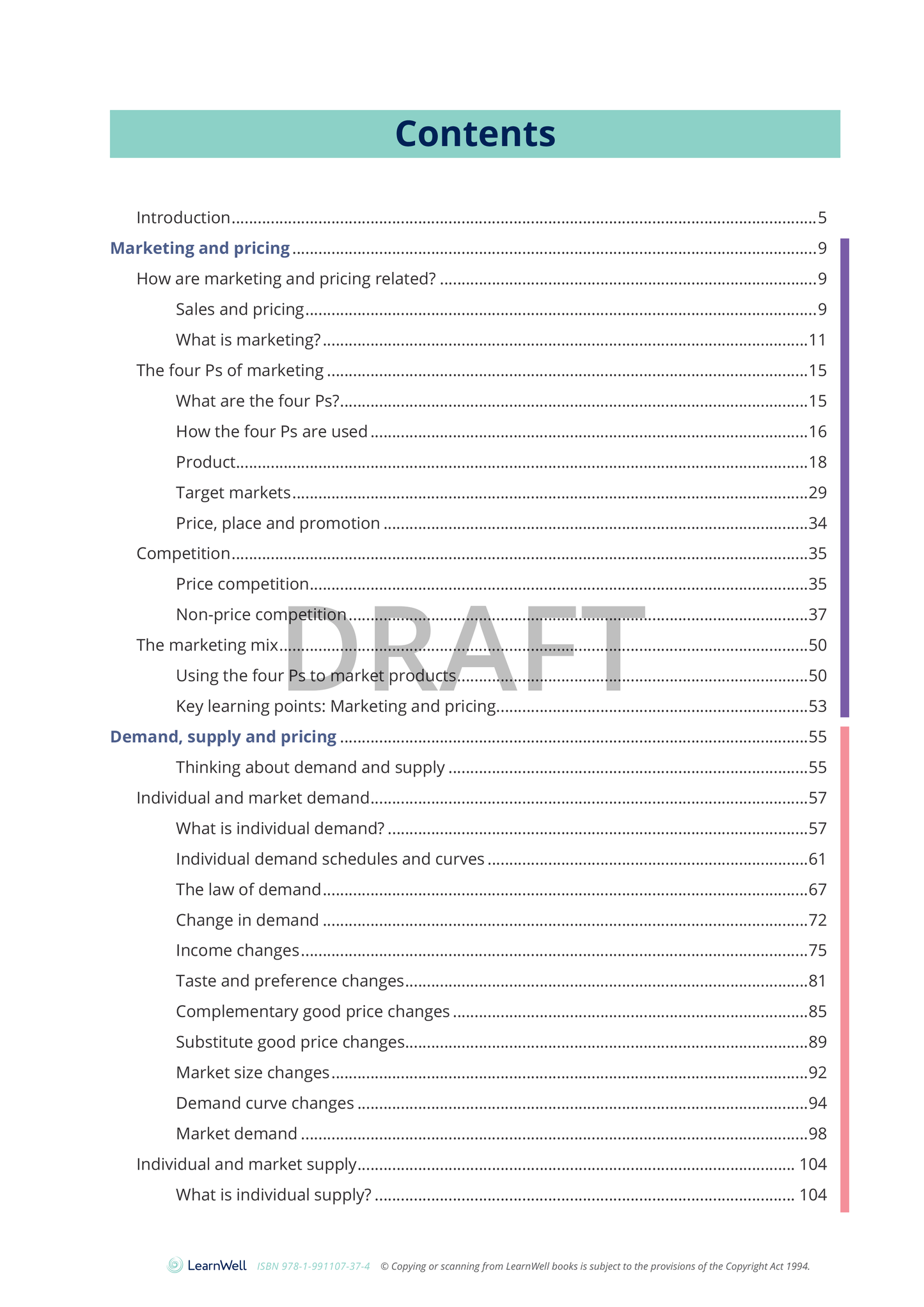 92029 Price Determination for an Organisation Learning Guide