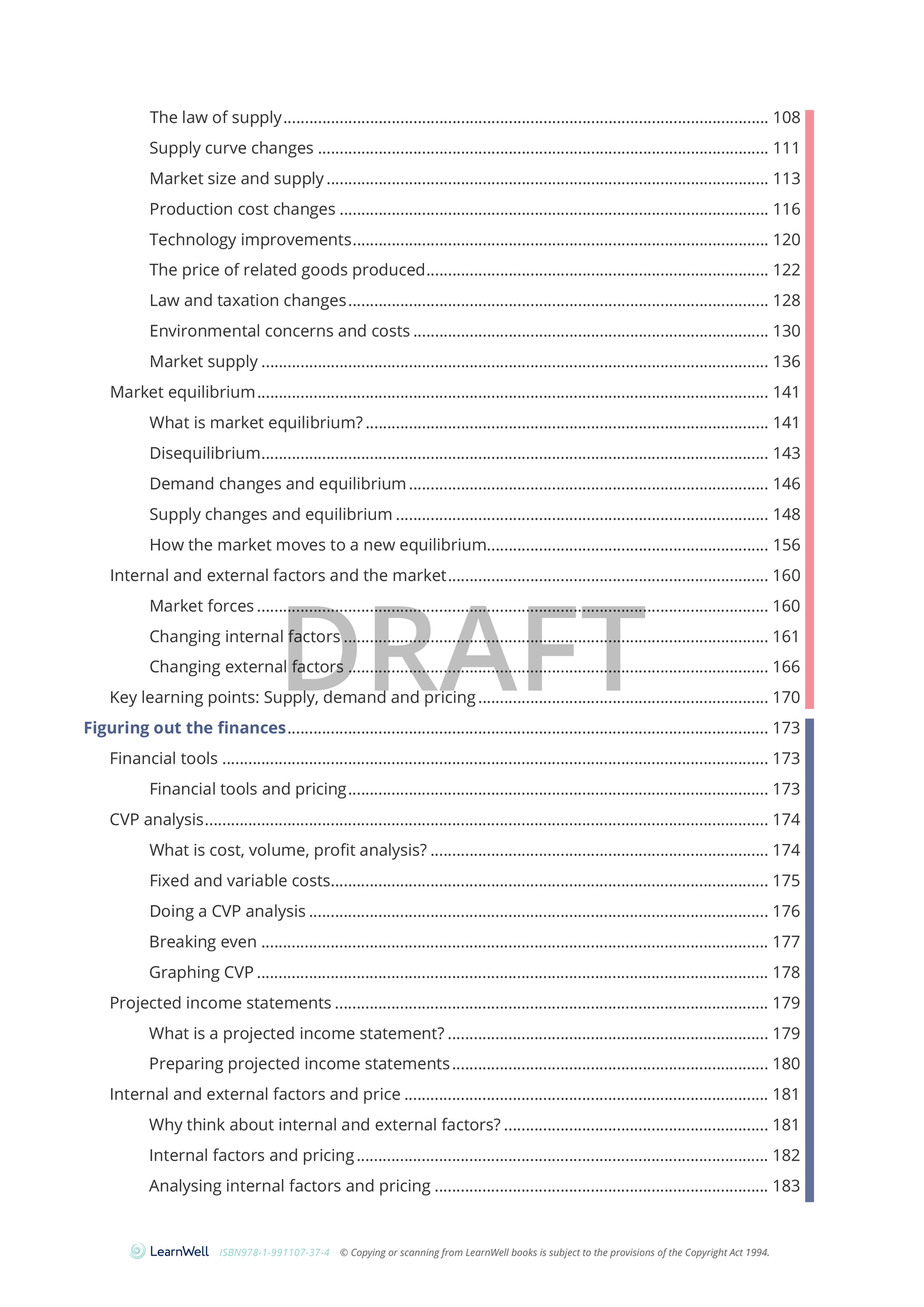 92029 Price Determination for an Organisation Learning Guide