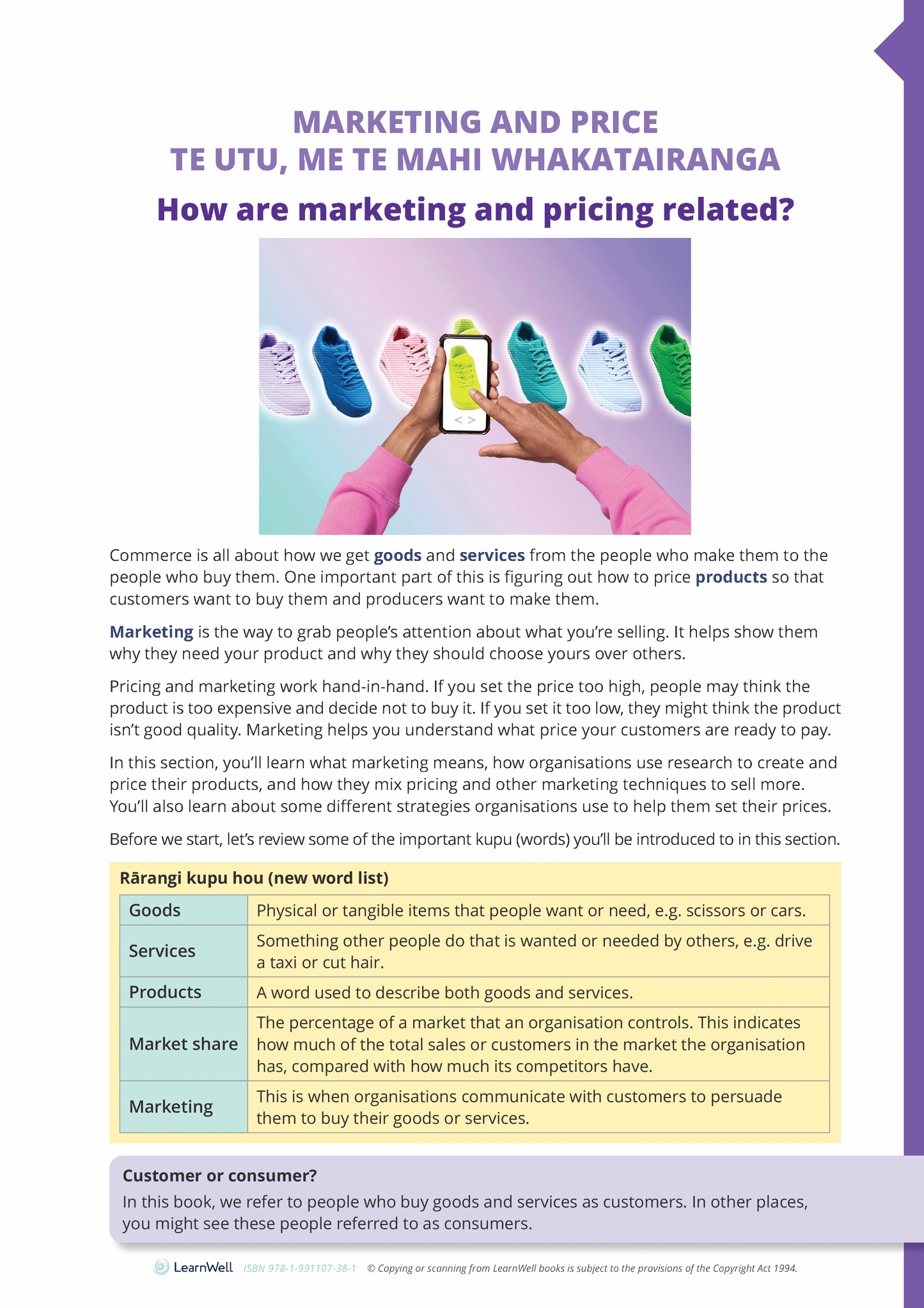 92029 Price Determination for an Organisation Learning Guide