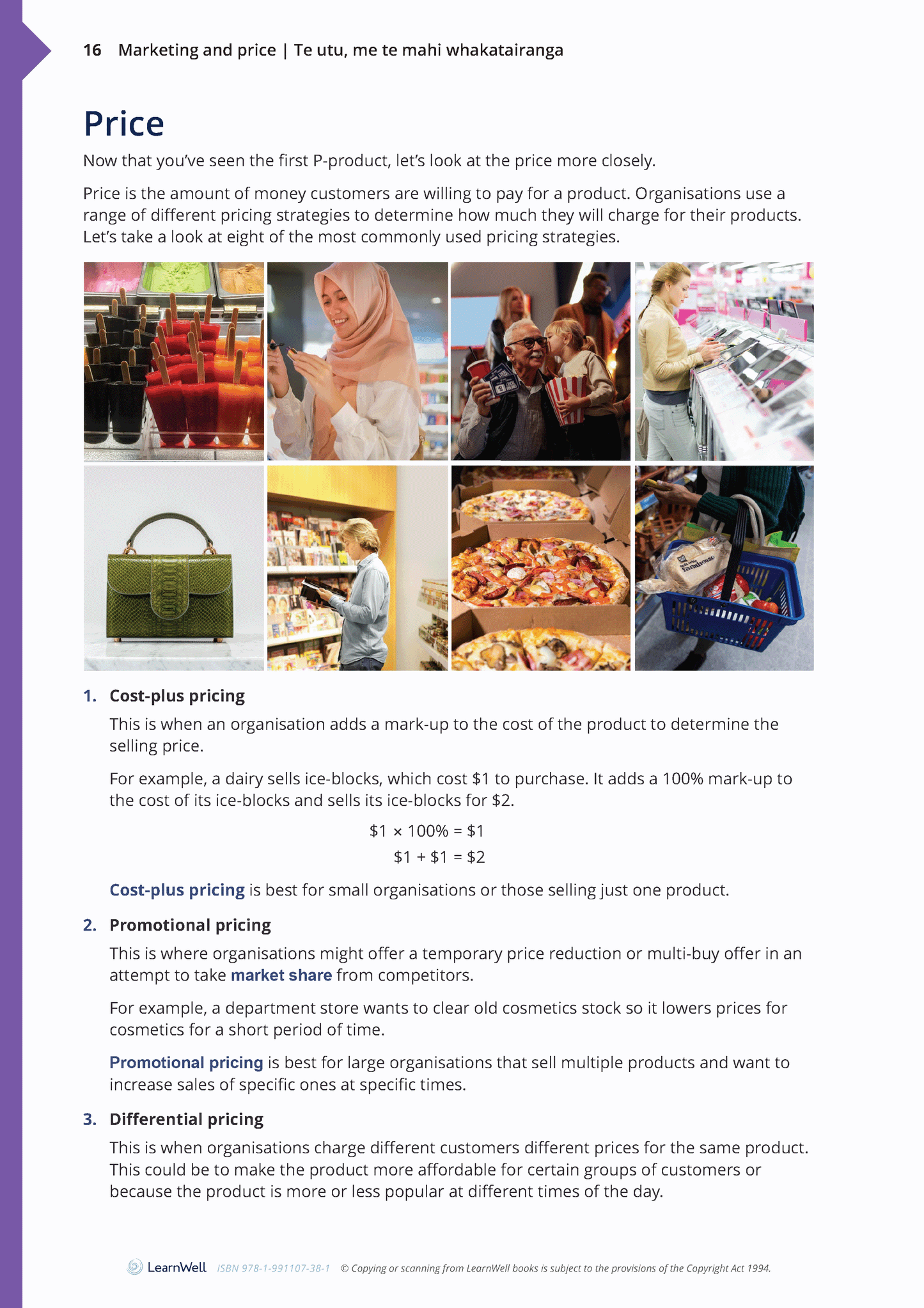 92029 Price Determination for an Organisation Learning Guide