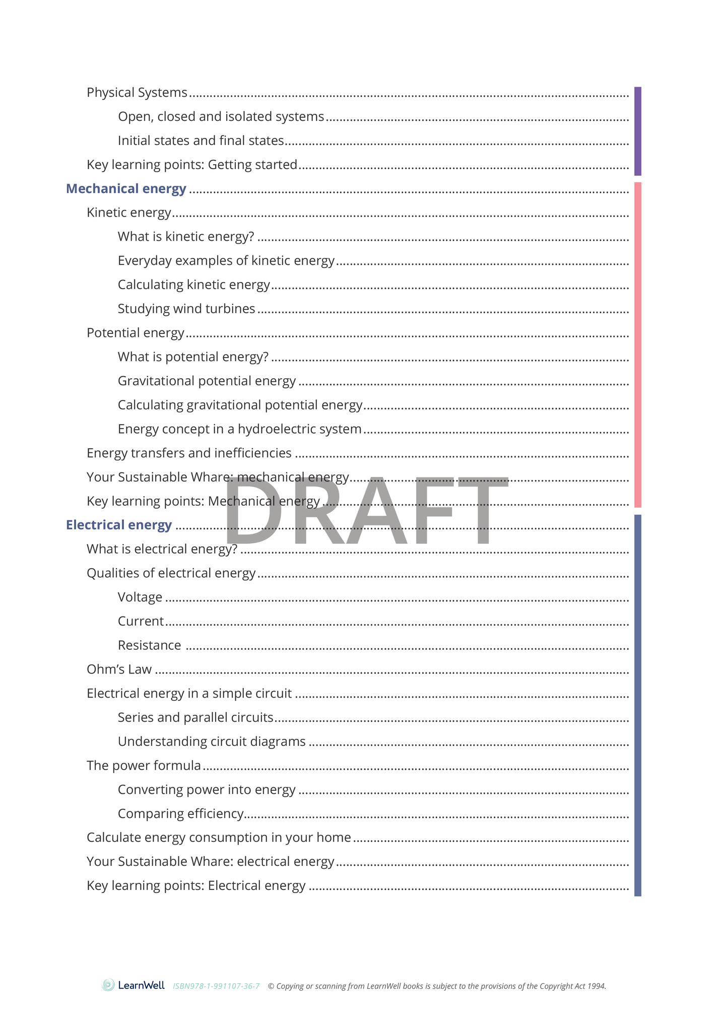 92047 Energy Concepts in a Physical System Learning Guide