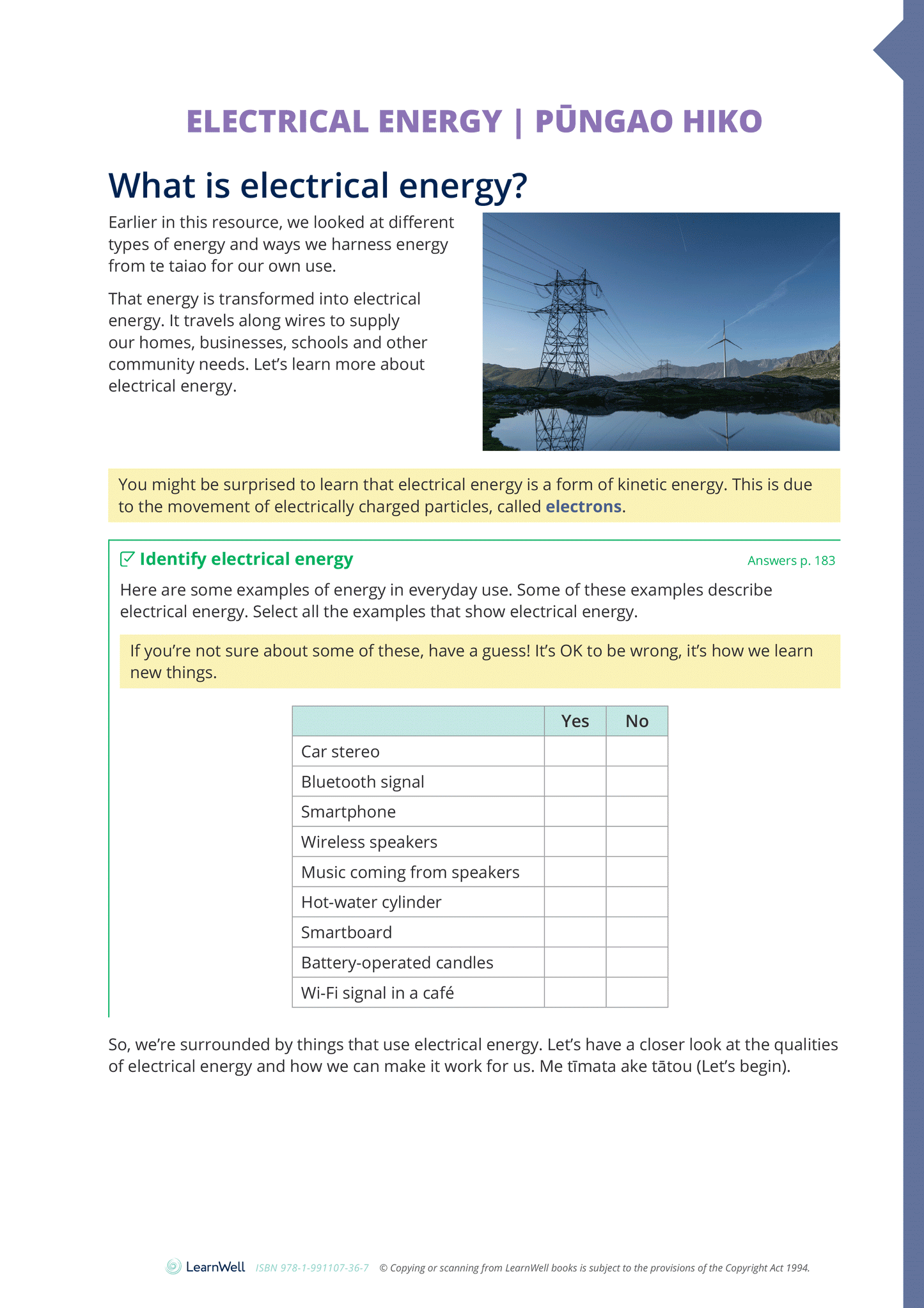 92047 Energy Concepts in a Physical System Learning Guide
