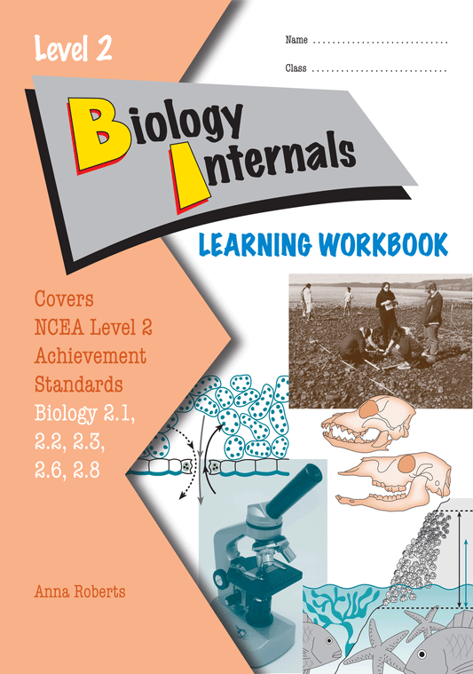 Level 2 Biology Internals Learning Workbook - SPECIAL (damaged stock at $10 each)