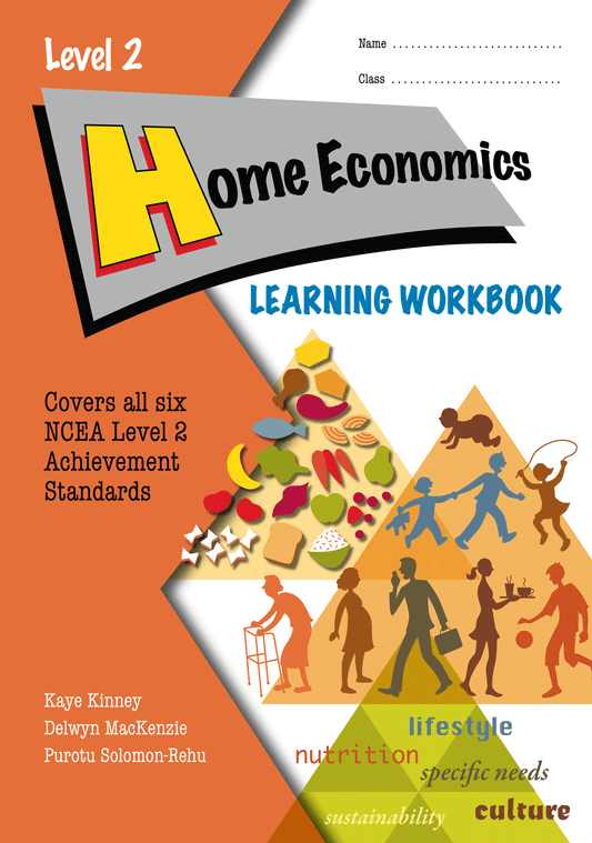 Level 2 Home Economics Learning Workbook - SPECIAL (damaged stock at $10 each)