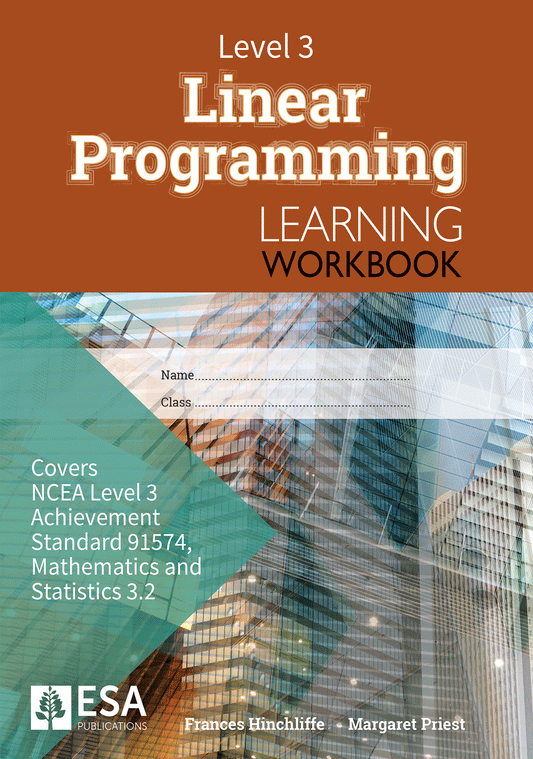 Level 3 Linear Programming 3.2 Learning Workbook - SPECIAL (damaged stock at $5 each)