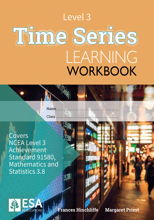 Level 3 Time Series 3.8 Learning Workbook - SPECIAL (damaged stock at $5 each)