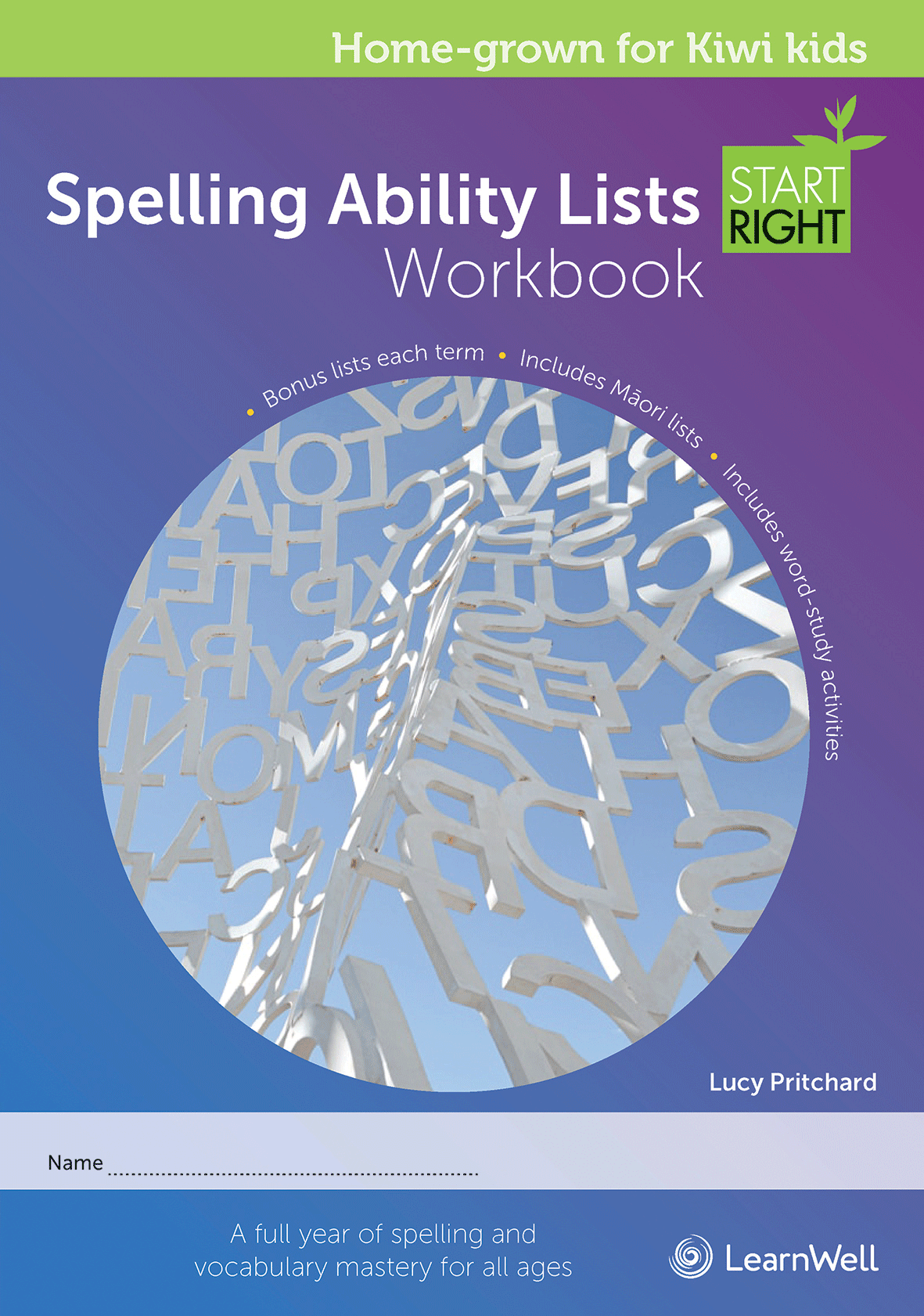 Spelling Ability Lists Start Right Workbook