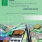 92028 Organisation’s Financial Decision-Making Learning Guide