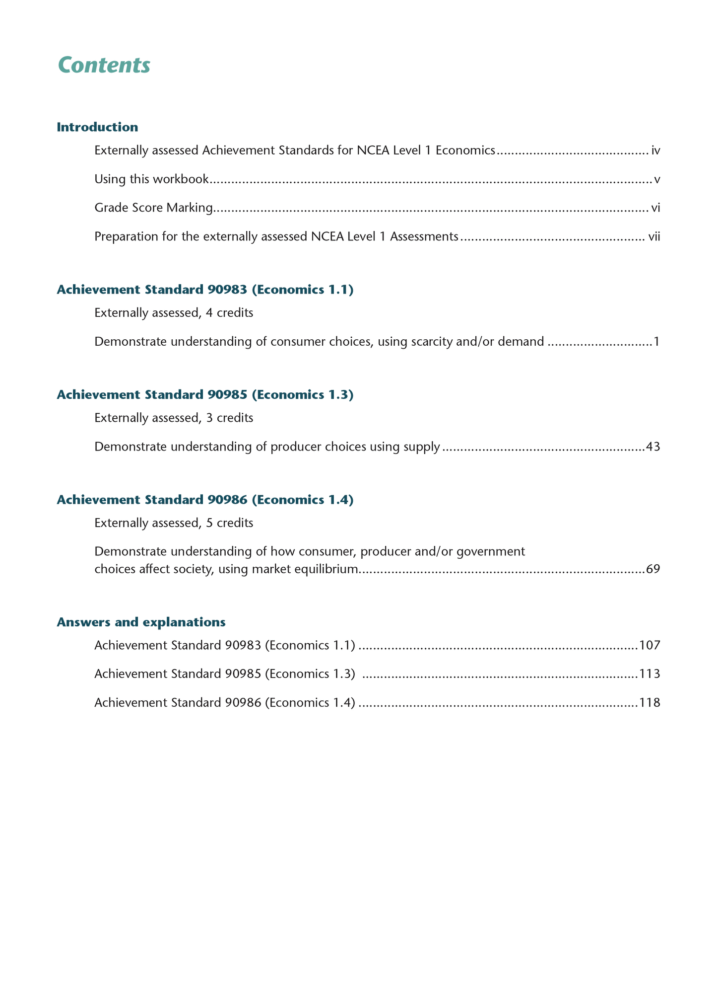 Level 1 Economics AME Workbook