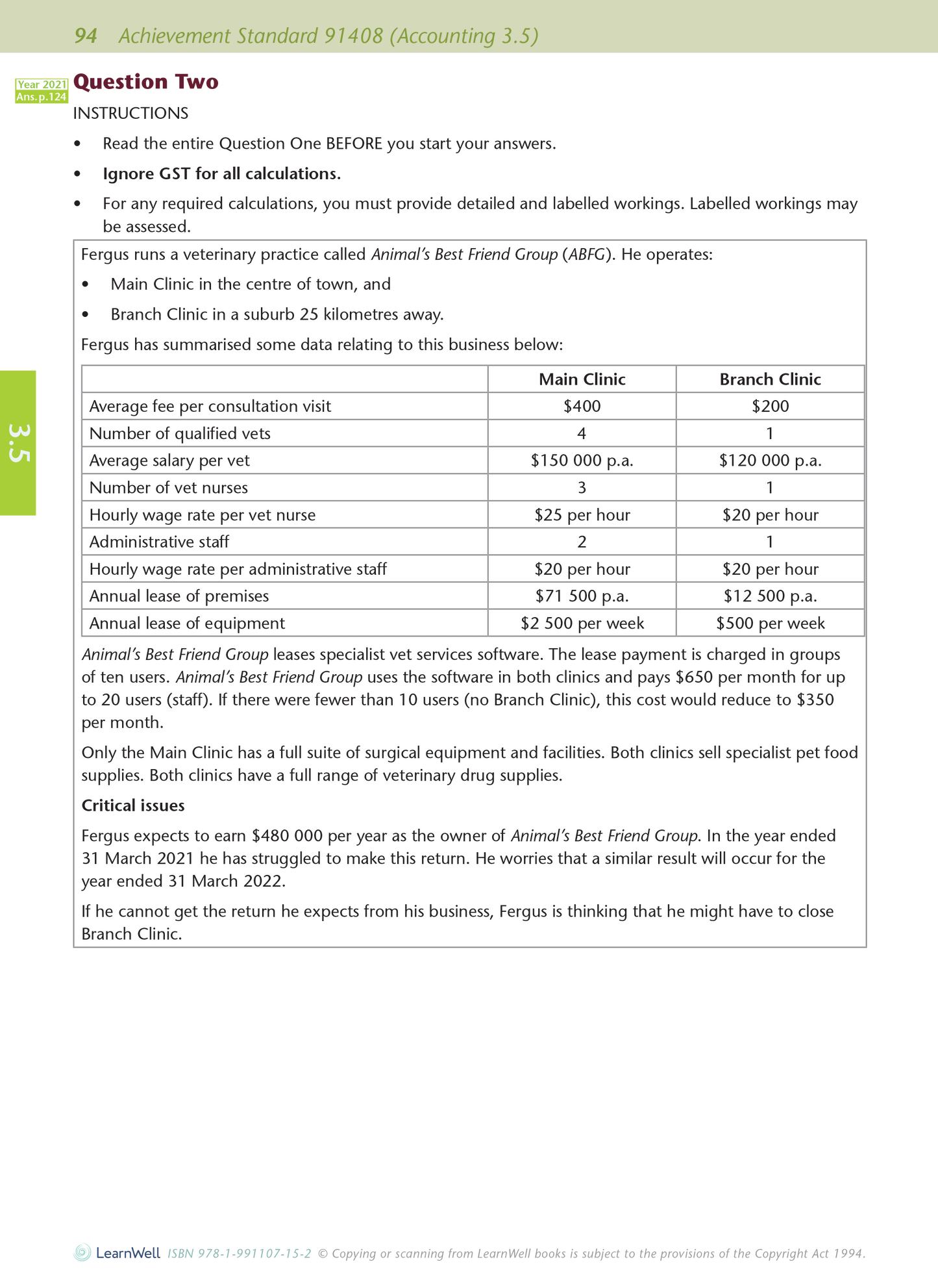 Level 3 Accounting AME Workbook