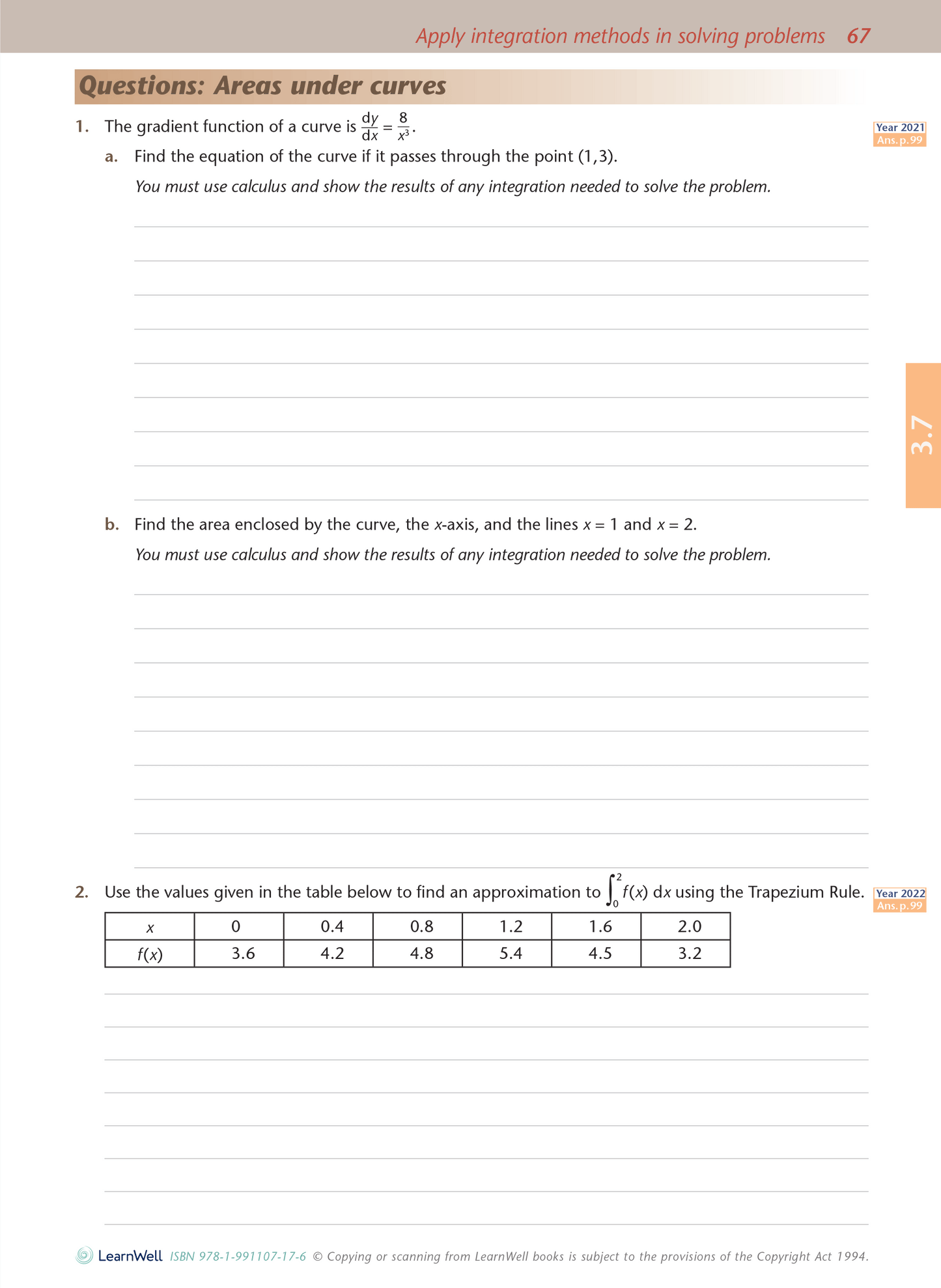 Level 3 Calculus AME Workbook