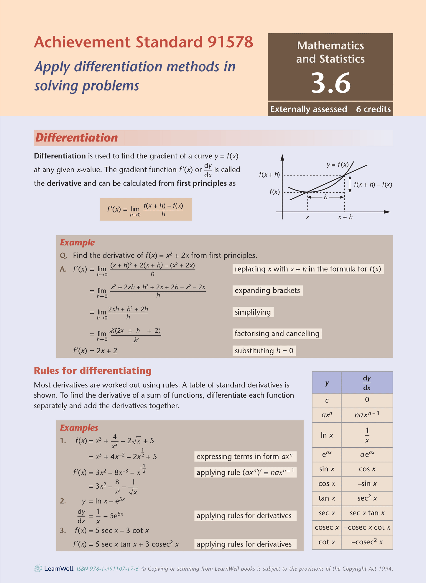 Level 3 Calculus AME Workbook