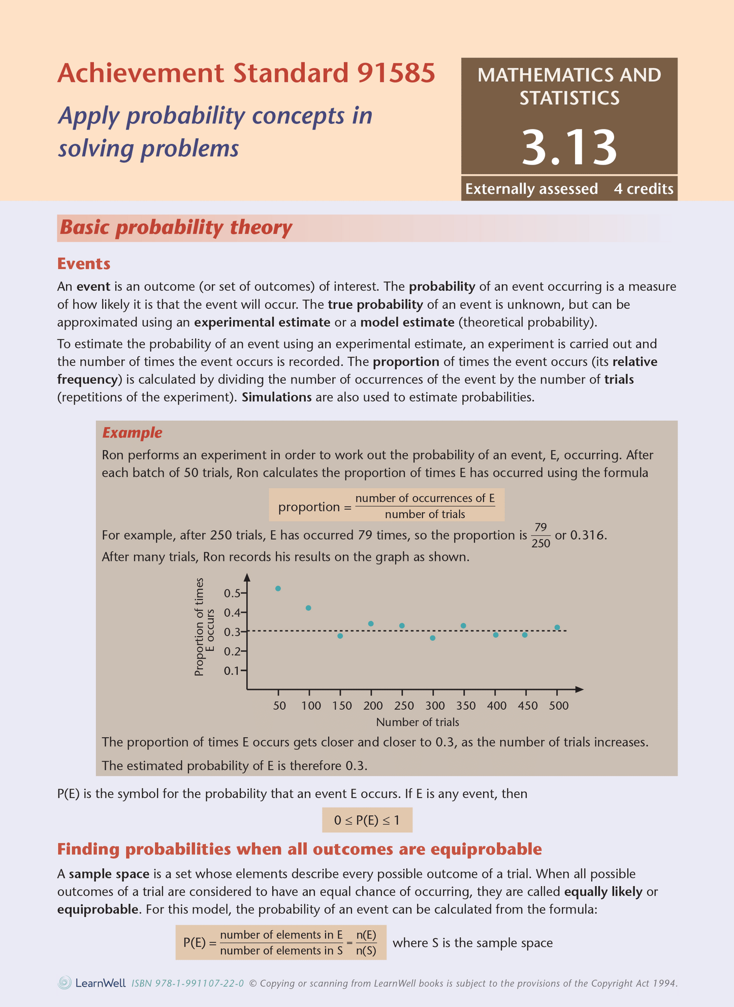 Level 3 Statistics AME Workbook