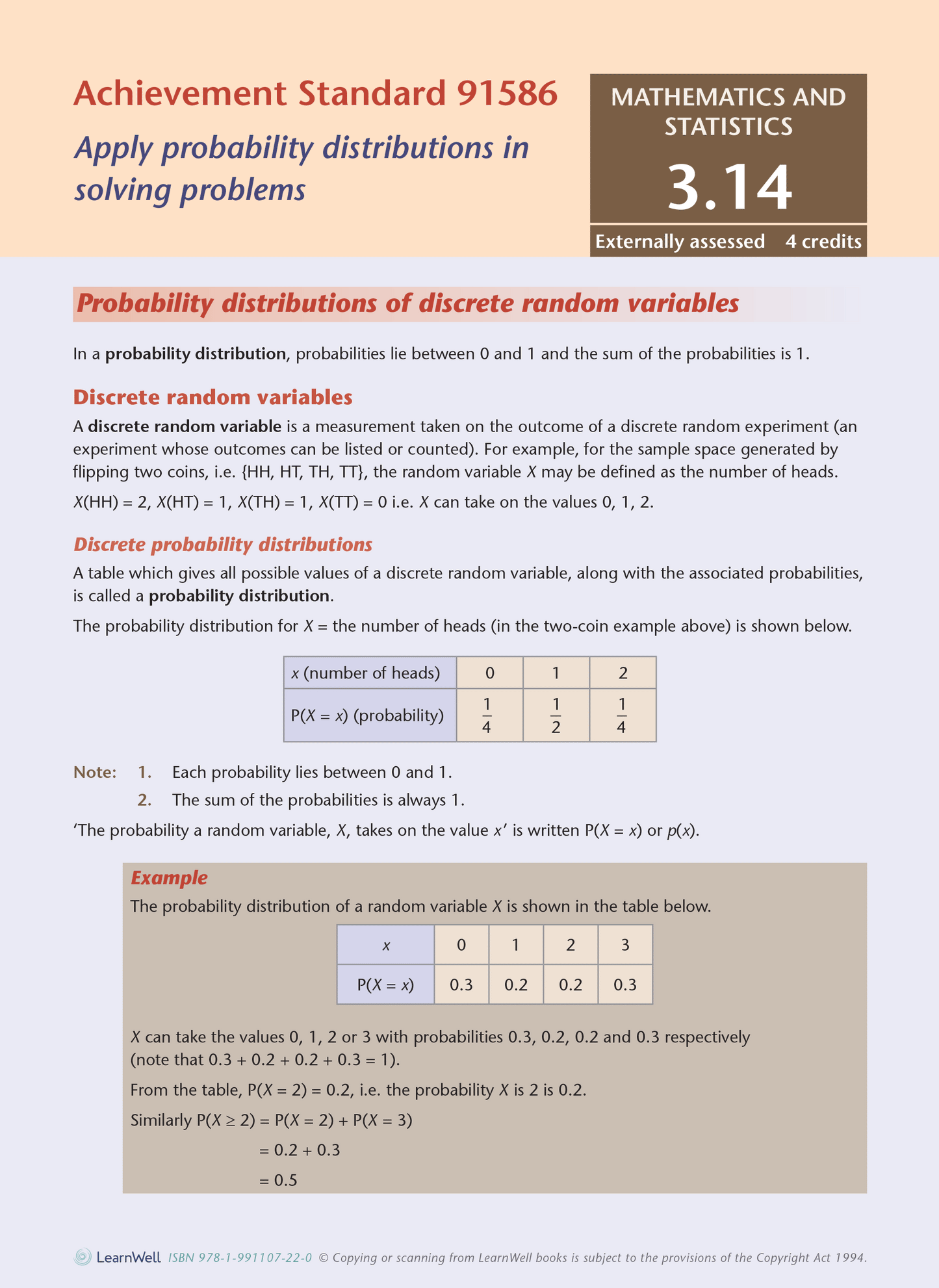 Level 3 Statistics AME Workbook