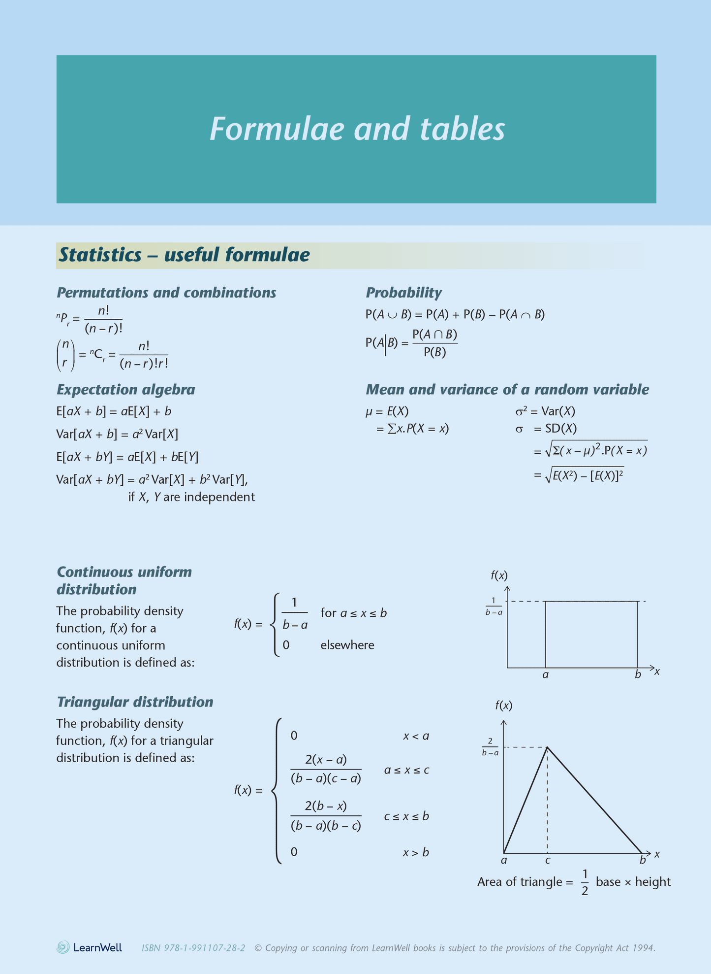 Scholarship Statistics AME Workbook