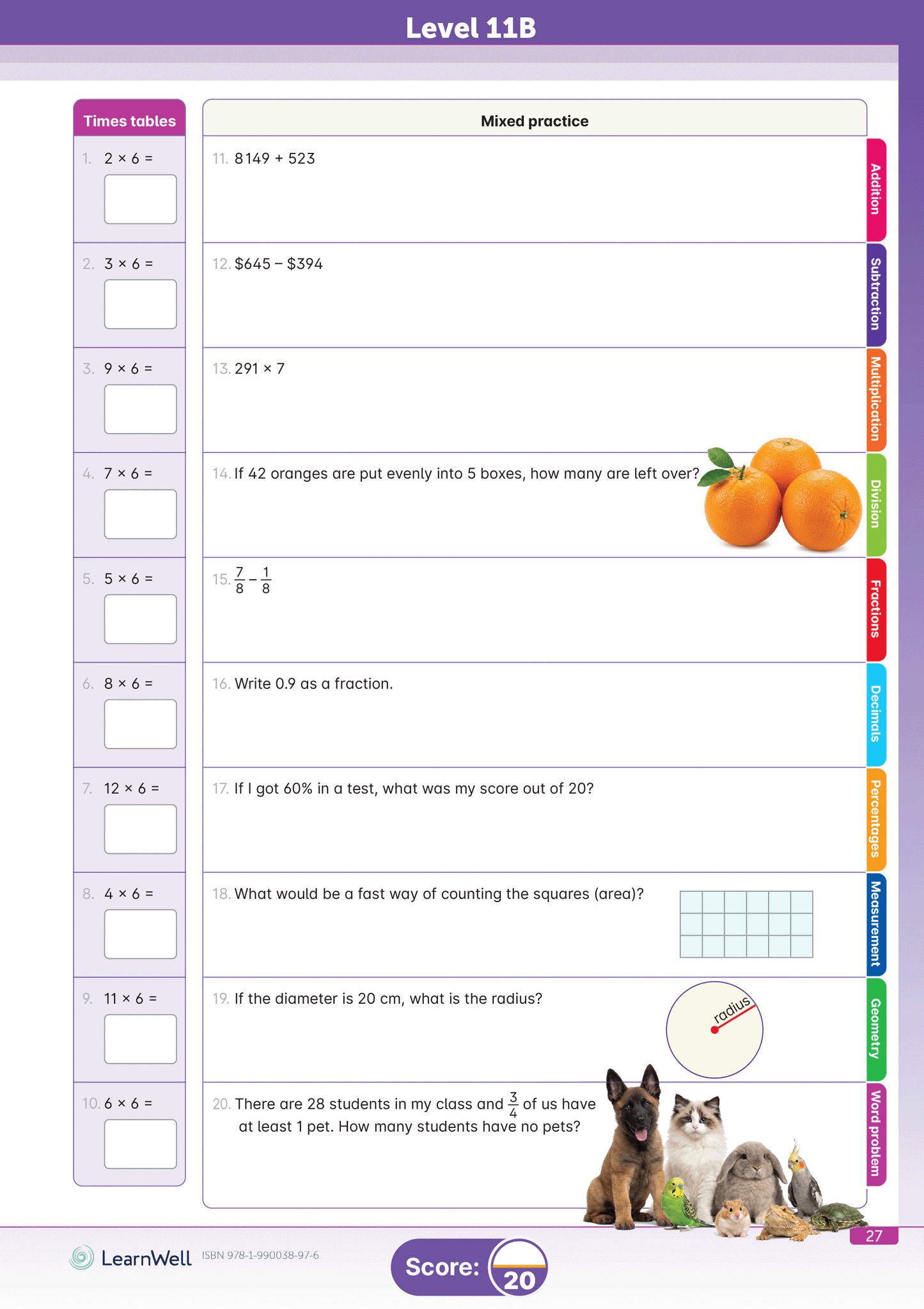 Accelerate Your Maths Start Right Workbook