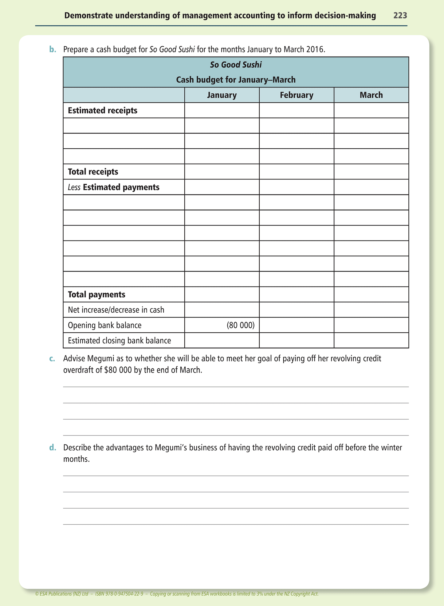 Level 3 Accounting Learning Workbook