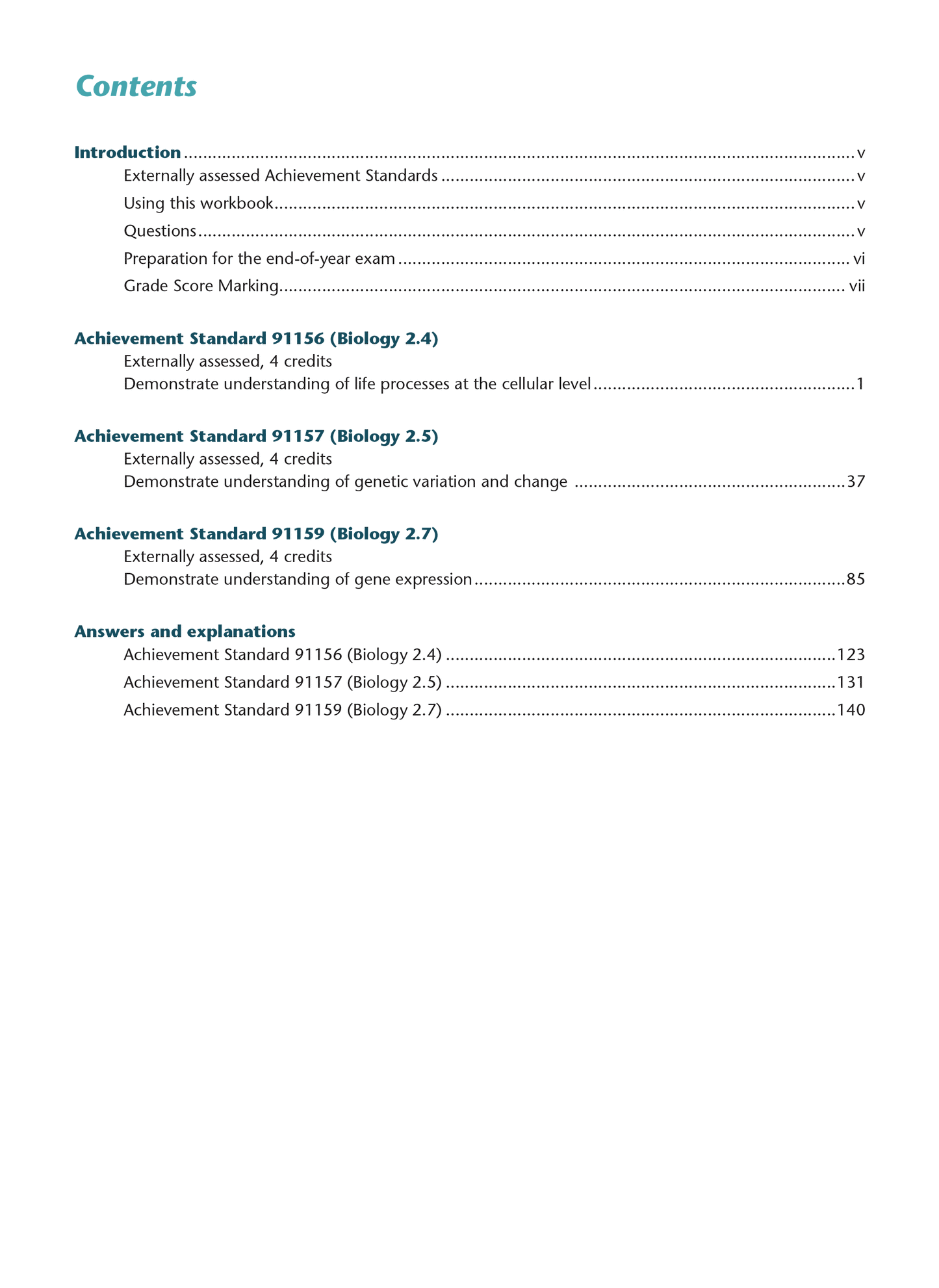 Level 2 Biology AME Workbook